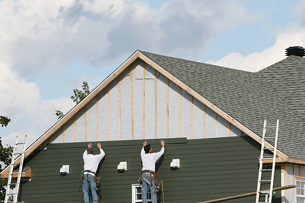 Professional Siding technician working in Granville, WV